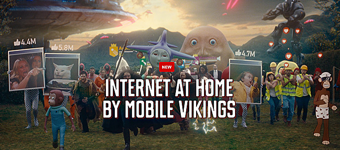 Mobile Vikings - Mobile Vikings knalt het volledige internet door de Belgische markt
