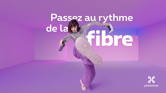 Proximus - Passez au rythme de la fibre