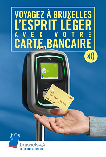 STIB - Votre carte bancaire est votre ticket