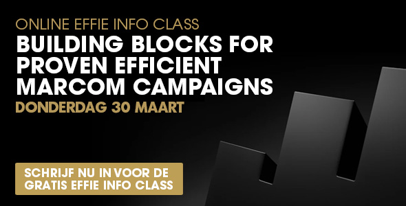 Online Effie Info Class - Donderdag 30 maart 2023 - Schrijf in voor de gratis Effie Info Class